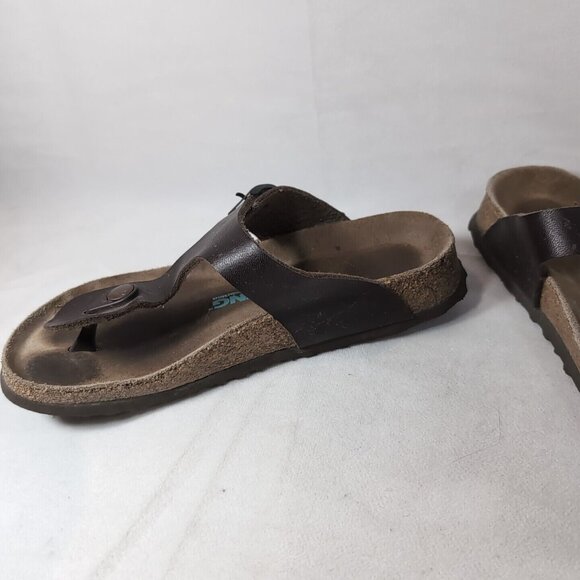 Viking Laguna Toe Post Sandals V712Y Brown Flip Flops Thong Open Toe 34 3.5 Girl - Picture 5 of 12